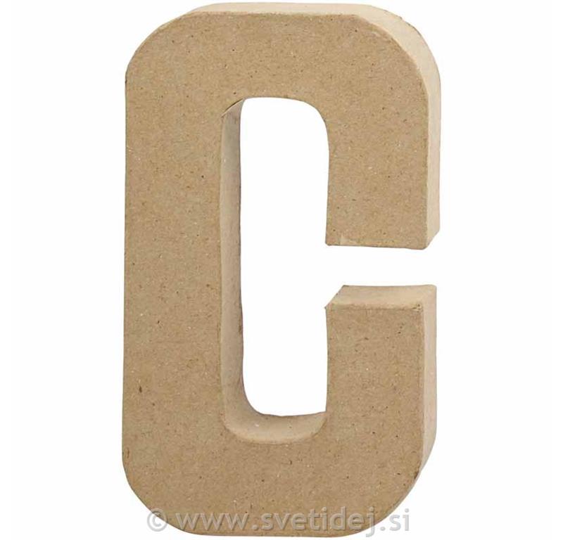 Črka C 20,5 cm, deb. 2,5 cm