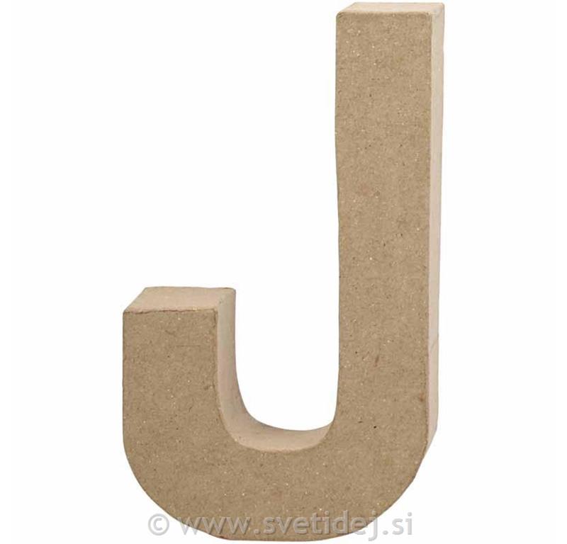 Črka J, 20,5 cm, debelina 2,5 cm