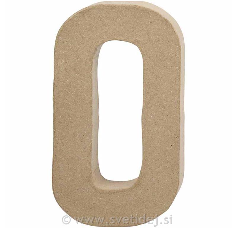 Črka O 20,5 cm, deb. 2,5 cm