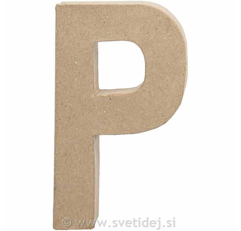 Črka P 20,5 cm, deb. 2,5 cm