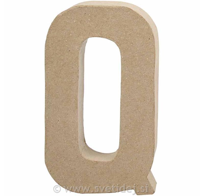 Črka Q 20,5 cm, deb. 2,5 cm