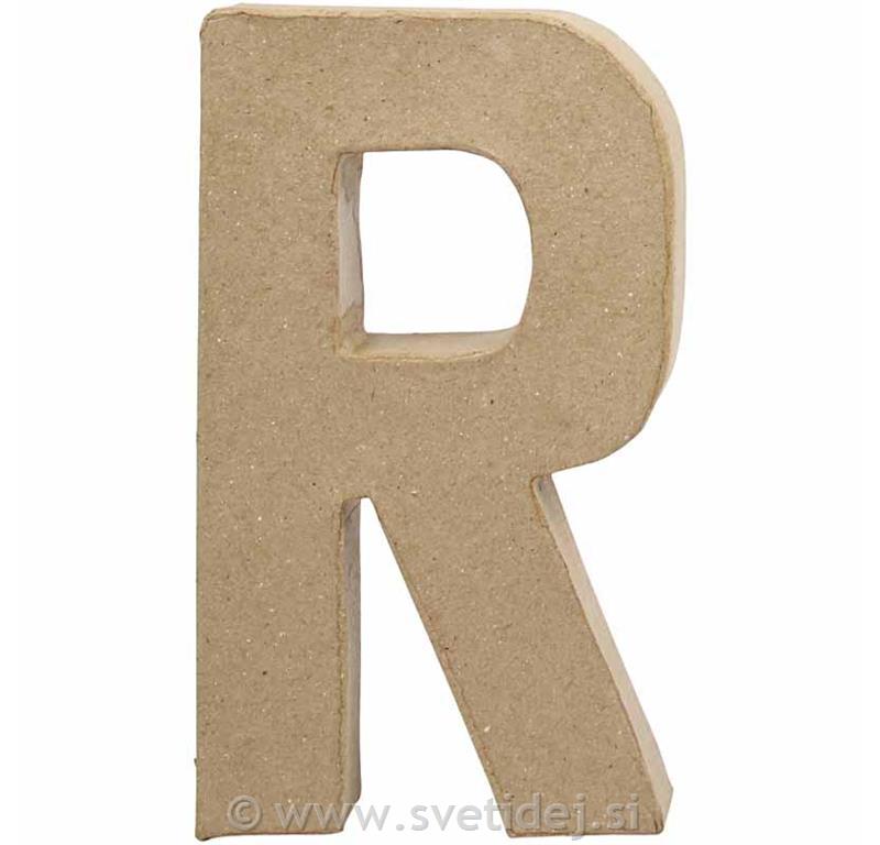 Črka R 20,5 cm, deb. 2,5 cm