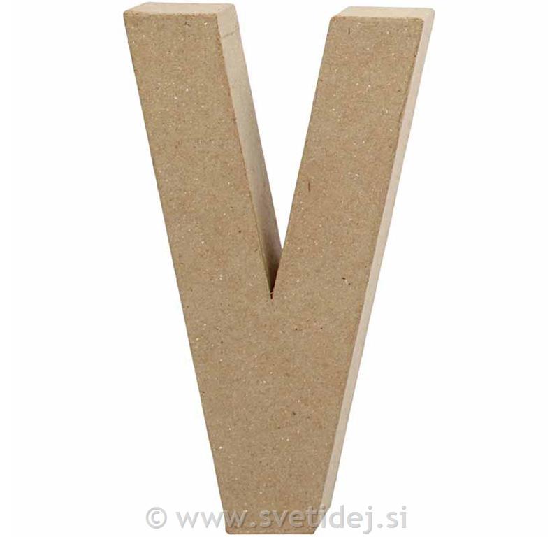 Črka V 20,5 cm, deb. 2,5 cm