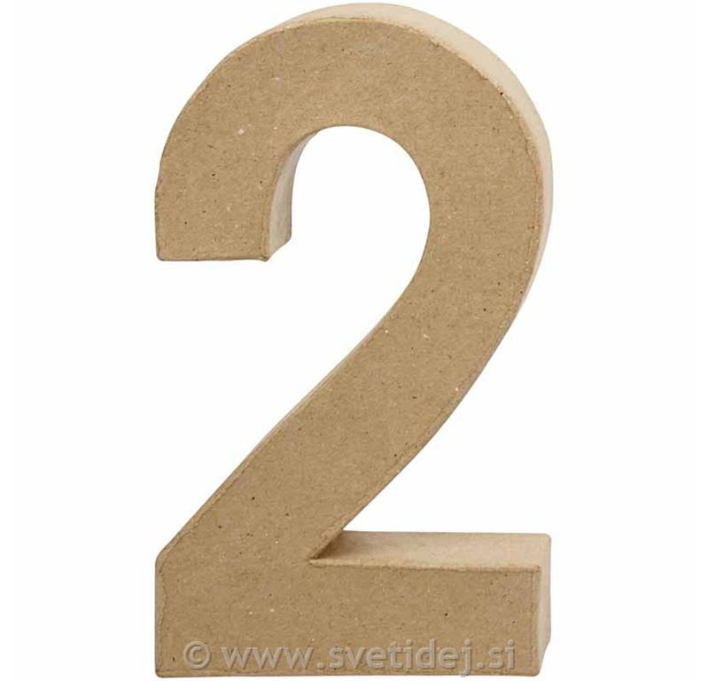 Številka 2, 20,5 cm