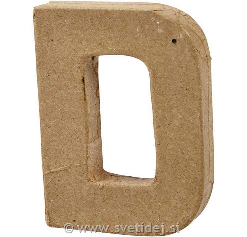 Črka mala D, 10 cm, debelina 2 cm
