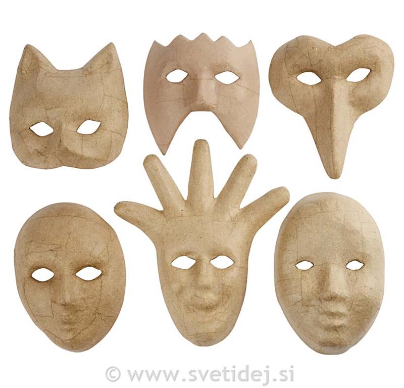 Maske 12-21 cm, set 6