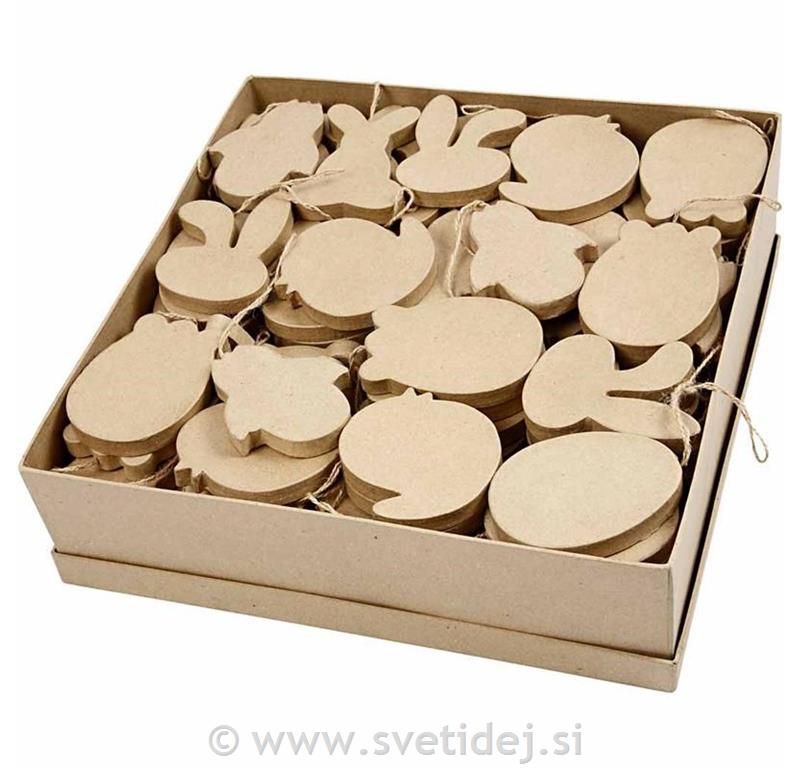 Velikonočni obeski 10 cm, set 114