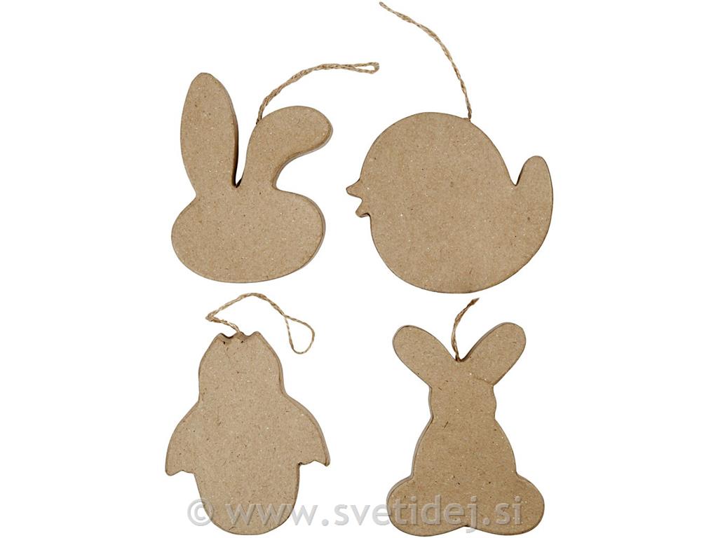Obeski velikonočni 10 cm, set 4