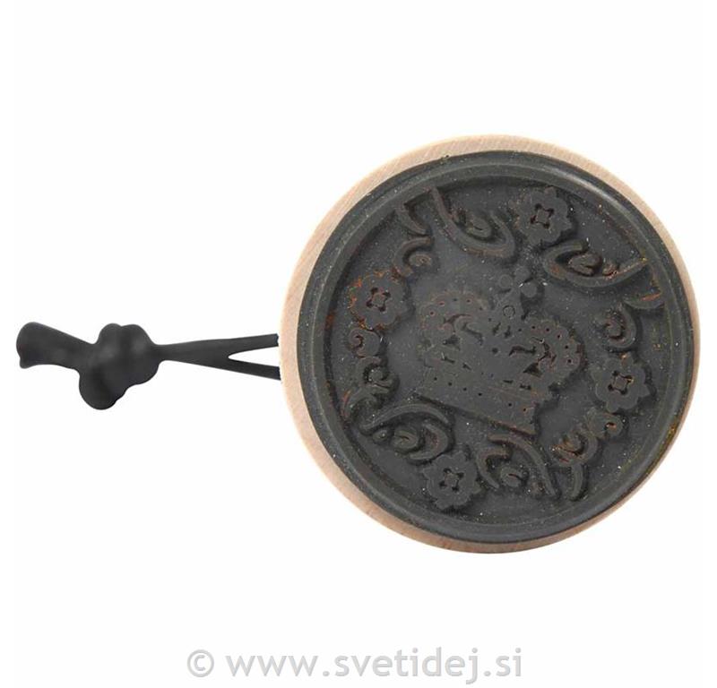 Leseni žig 30 mm, krona