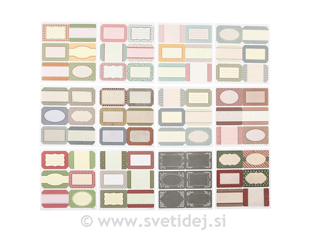 Nalepke 12x2 poli