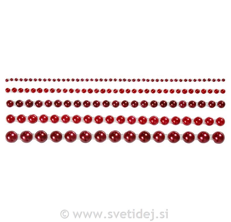 Perle polovične. 2-8 mm, set 140