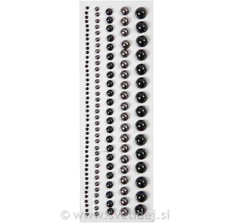 Polovične perle 2-8 mm, set 140