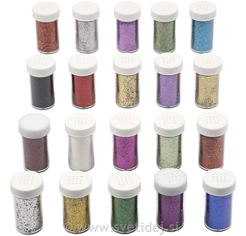 Glitter - bleščice set 6x20 g