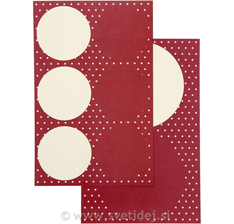 Nalepke 9x14 cm, set 4
