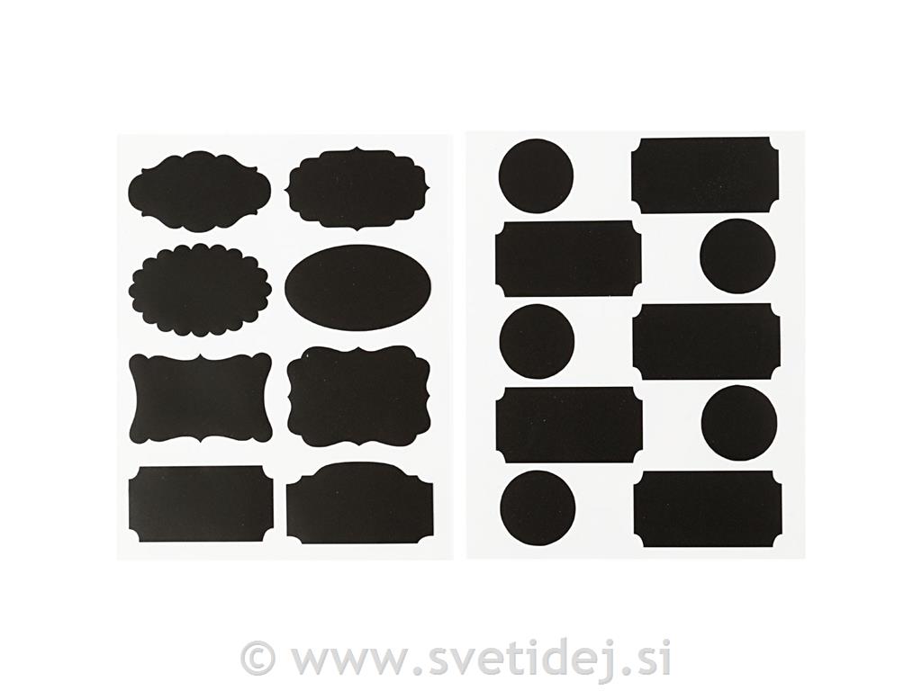 Nalepke 14x18 cm, set 2