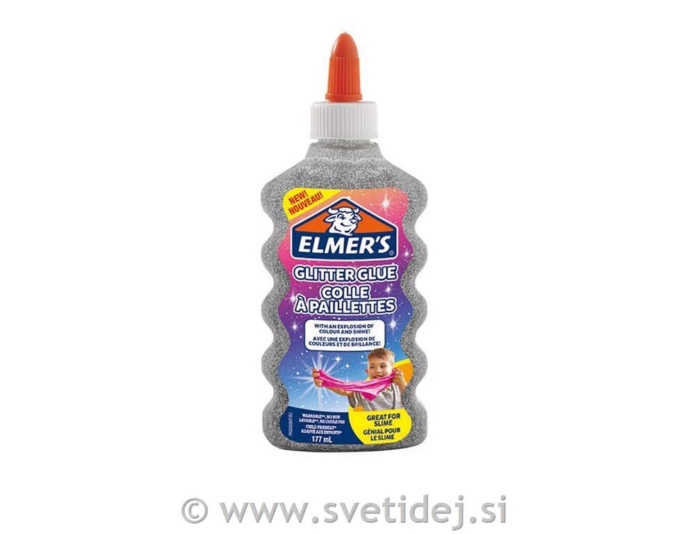 Lepilo z bleščicami ELMER'S - srebrna