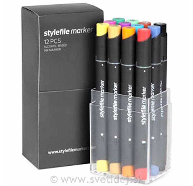 Stylefile Markerji, set 12