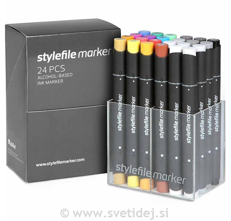 Stylefile Markerji, set 24