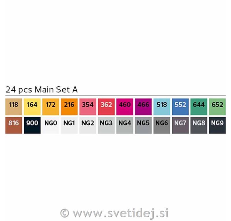 Stylefile Markerji, set 24