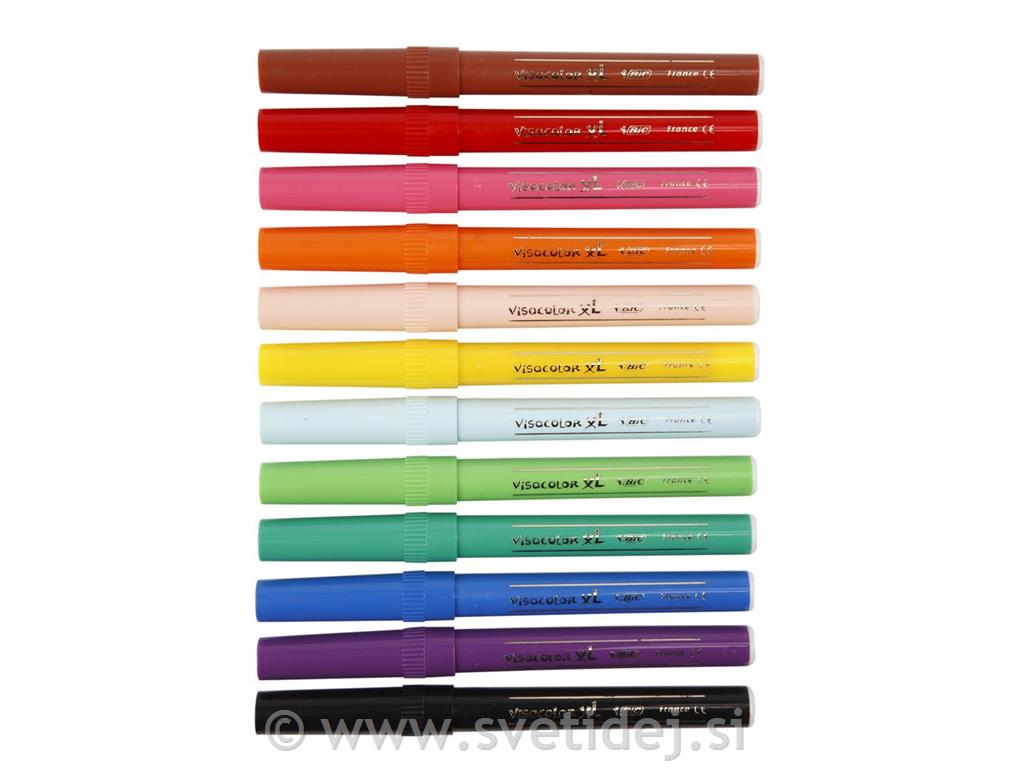 Visa Color Marker, konica 3 mm, set 12