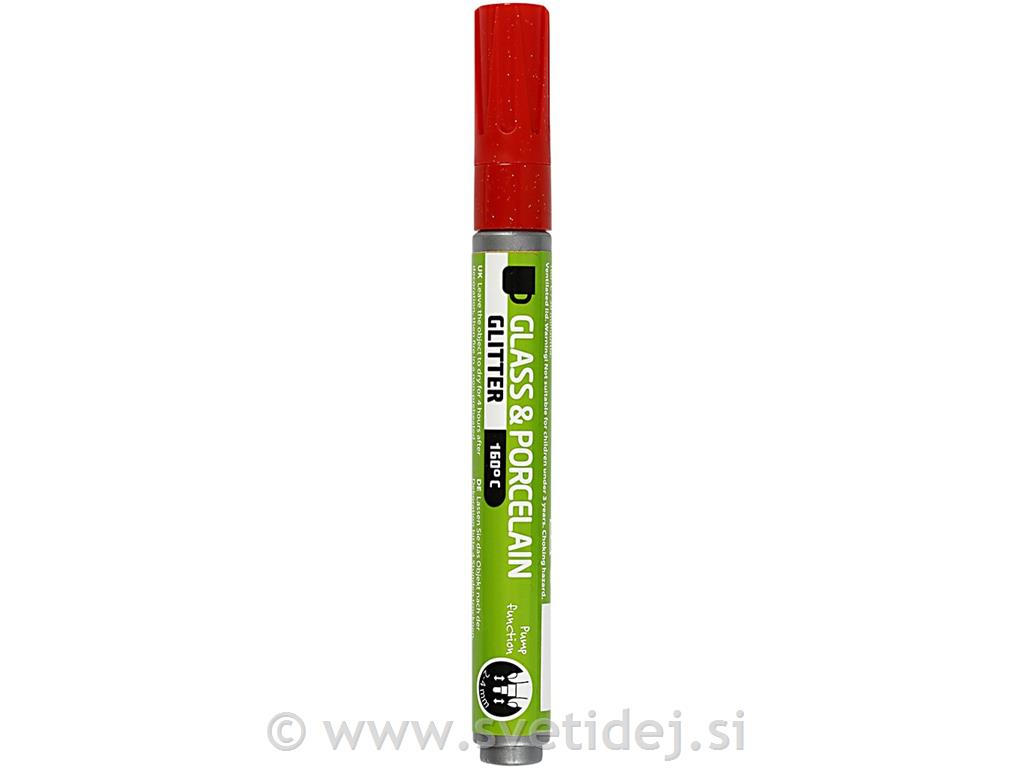 Flomater za steklo rdeče bleščice 2.4 mm