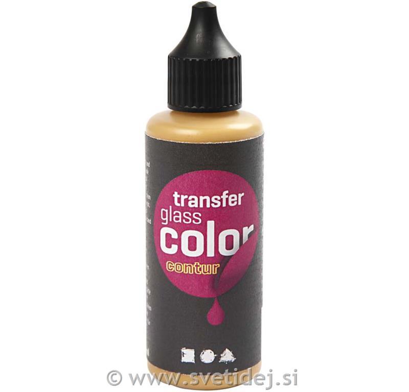 Lepljiva barva za steklo-kontura, 55 ml