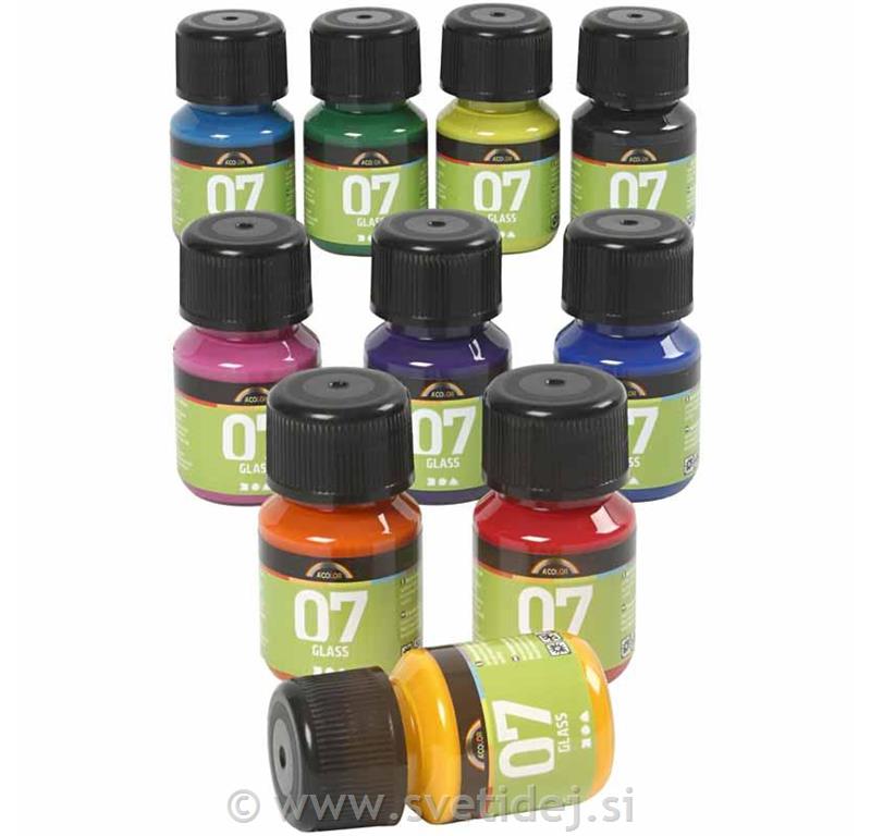 A-Color Glass, set 10x30 ml