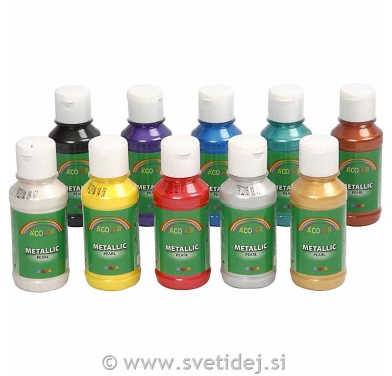 A-Color 03, Metallic barve, set 10x120 m