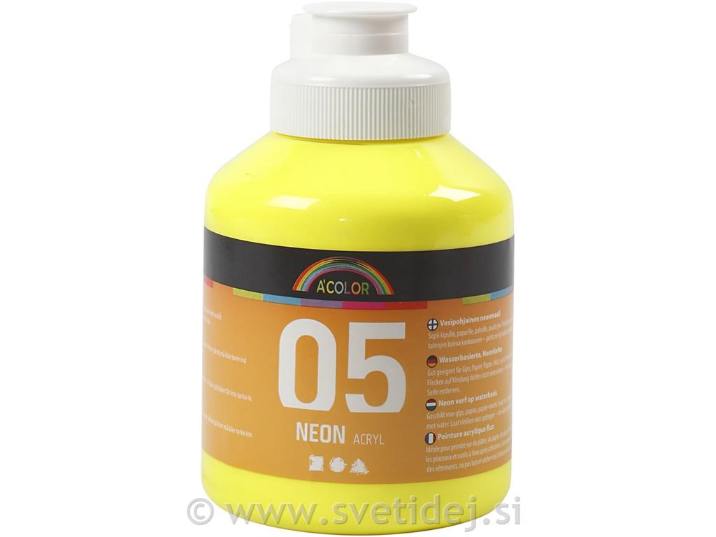 A-Color neon rumena, 500 ml