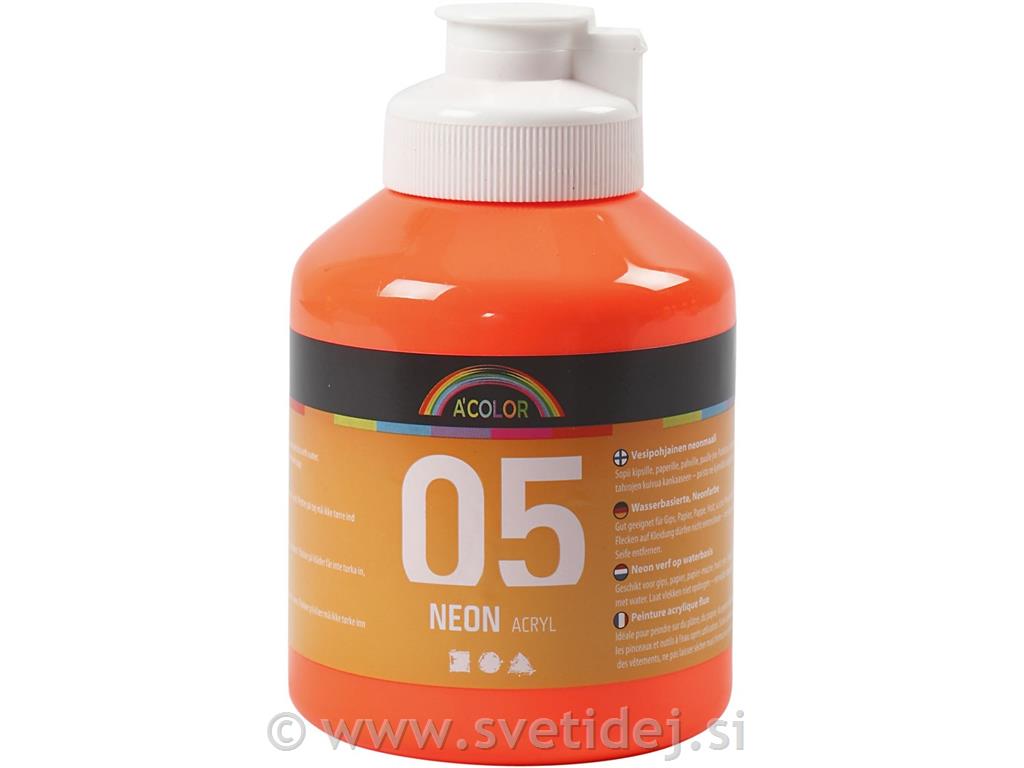 A-Color neon oranžna, 500 ml