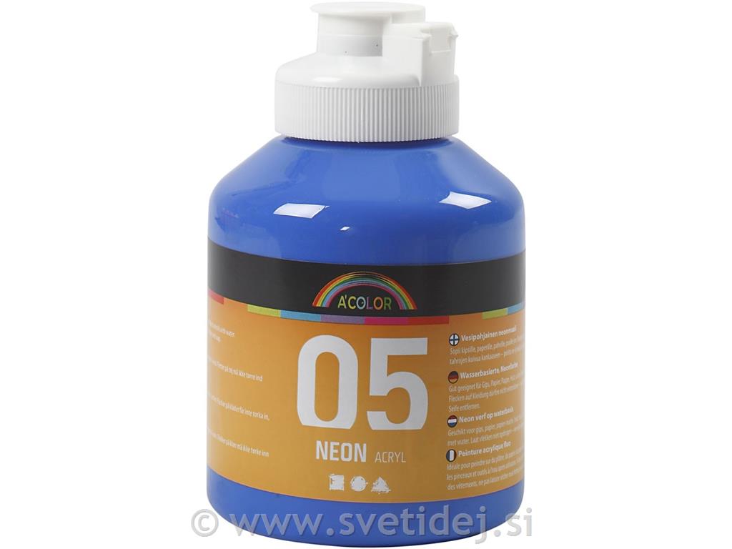 A-Color neon modra, 500 ml