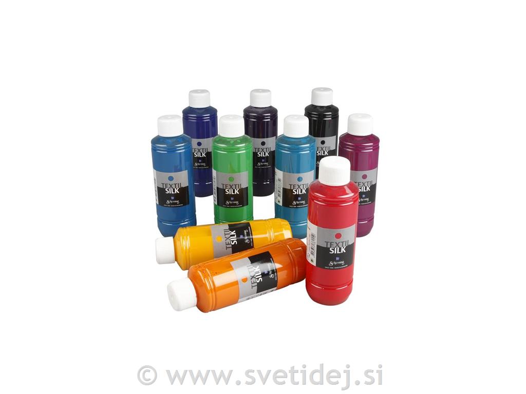 Textil Silk, set 10x250 ml