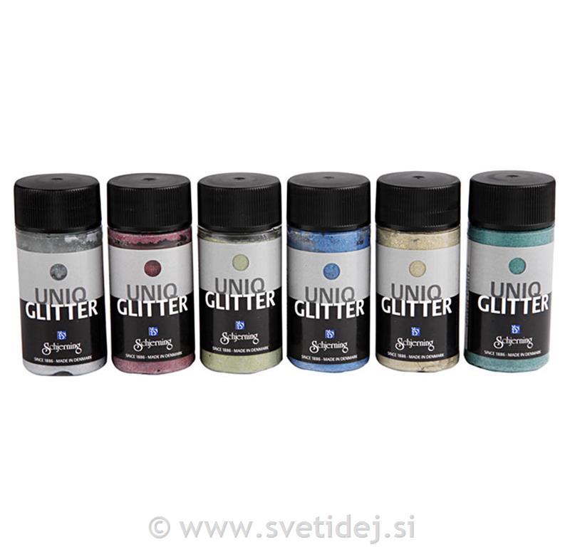 Uniq Glitter, set 6x50 ml