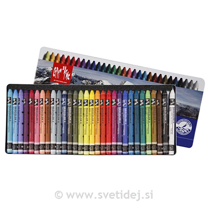 Neocolor vodotopne vošč.2, 8 mm, set 30