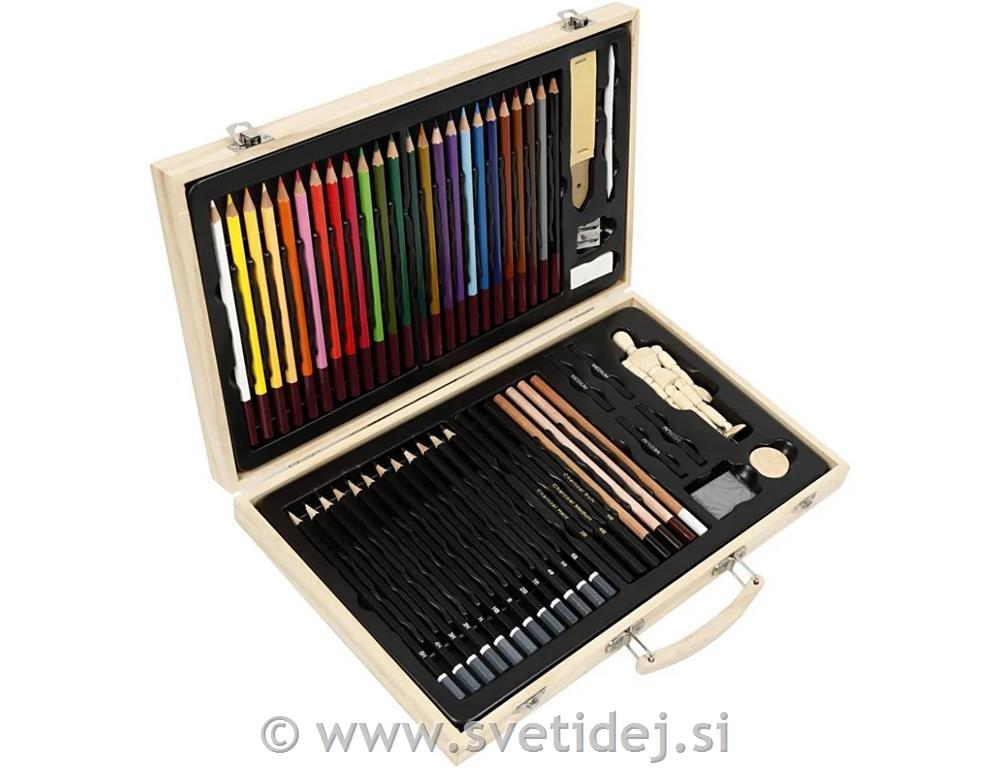 Skicirni set umetniški, set 12