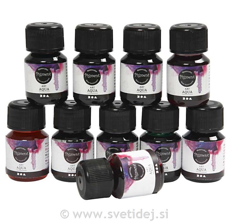 Art -Aqua Pigment, set 10x30 ml