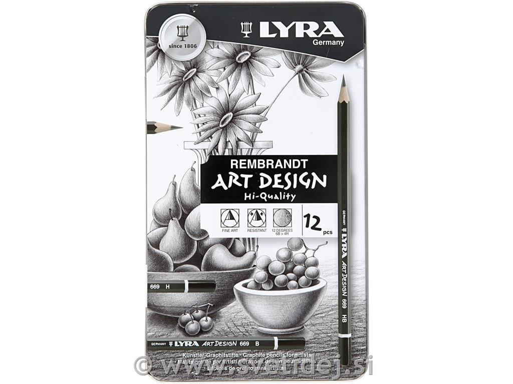 Lyra design svinčniki, set 12
