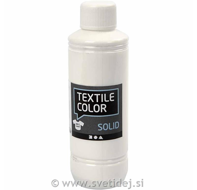Textile Solid, bela, 250 ml