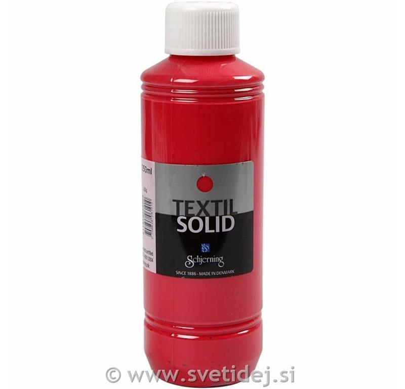 Textile Solid, rdeča, 250 ml