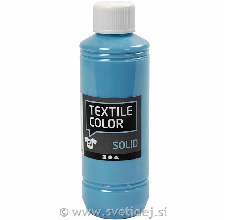 Textile Solid, turkizna, 250 ml