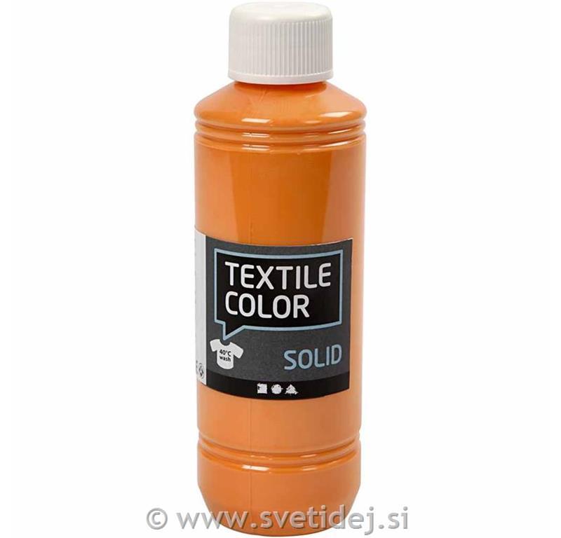 Textil Solid, oranžna, 250 ml