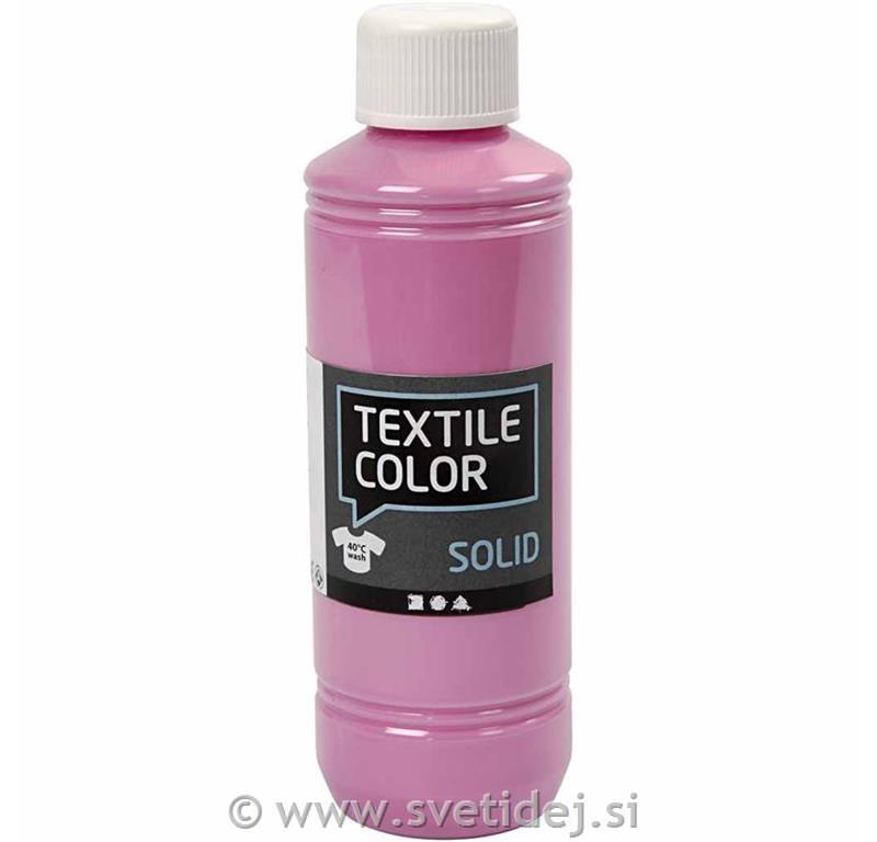 Textile Solid, pink, 250 ml