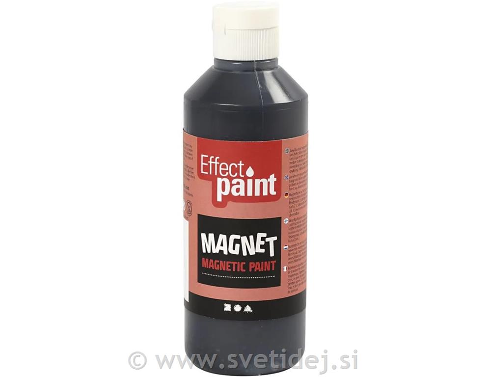 Magnetna barva, 250 ml,črna