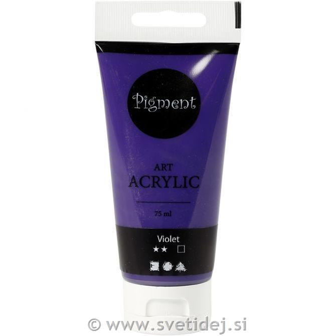 Akrilna barva Pigment Art, 75 ml