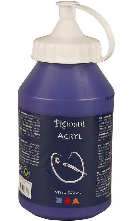 Pigment akril, 500 ml, vijoličen