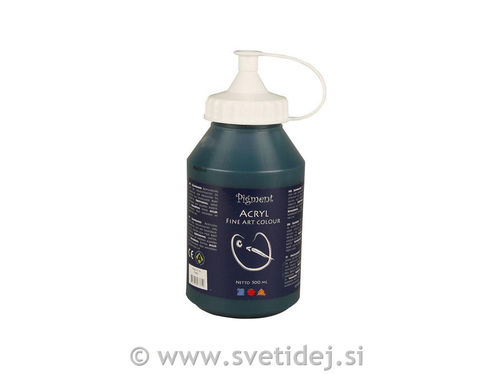 Pigment akril, 500 ml, indigo
