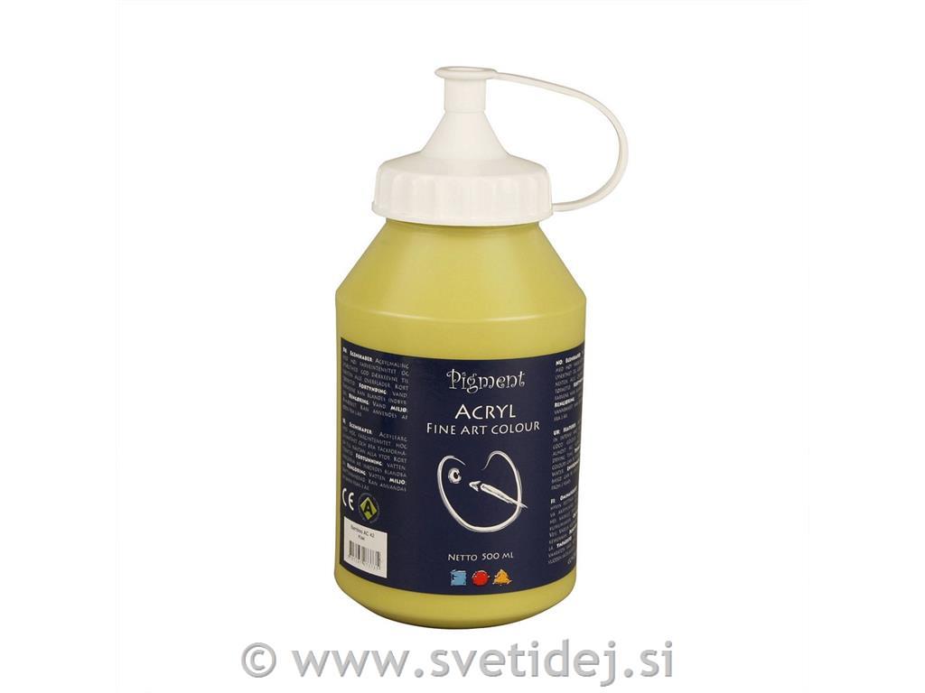 Pigment akril, 500 ml, kivi