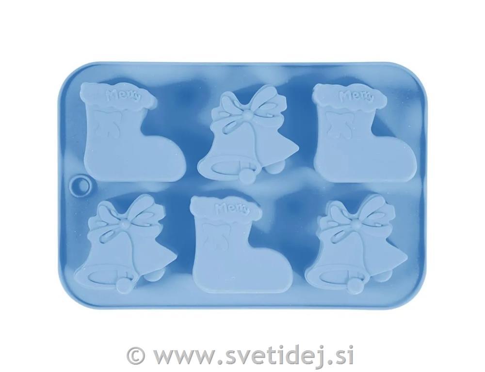Silikonski kalupi 1 kos, božični 12,5ml