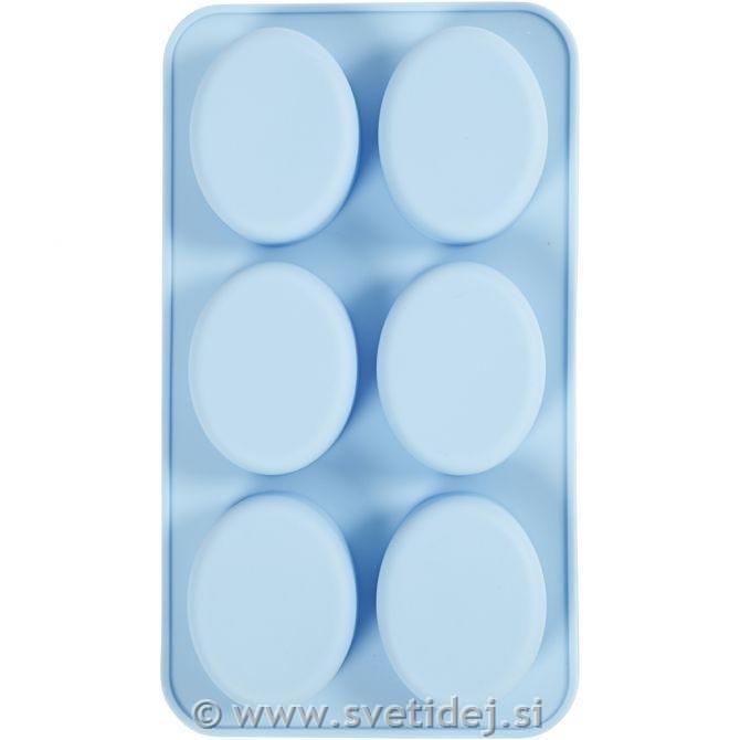 Silikonski kalupi oval, 100ml