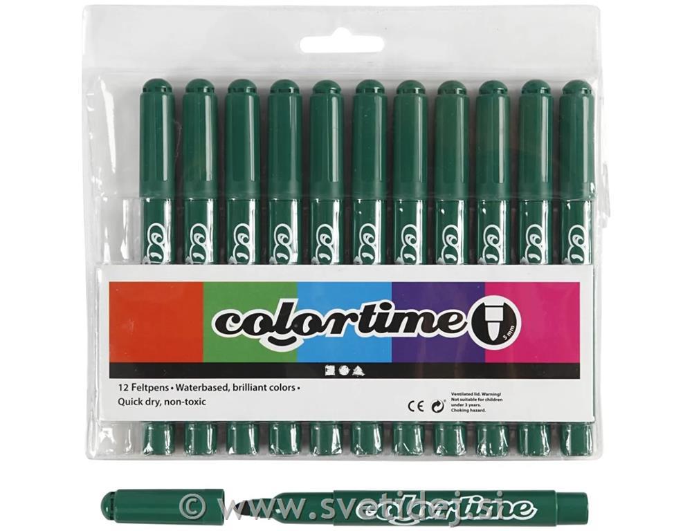 Colortime flomastri 5 mm, set 12